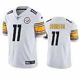 Men & Women & Youth Pittsburgh Steelers #11 Brandon Johnson White 2025 Vapor Untouchable Stitched Jersey,baseball caps,new era cap wholesale,wholesale hats
